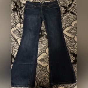 Aeropostale Women's Blue Flared Jeans-Low Rise